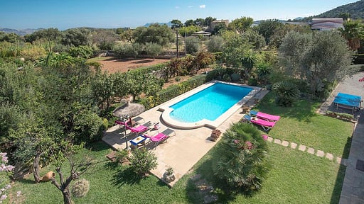 Villa Rosso Corsa Drone pictures