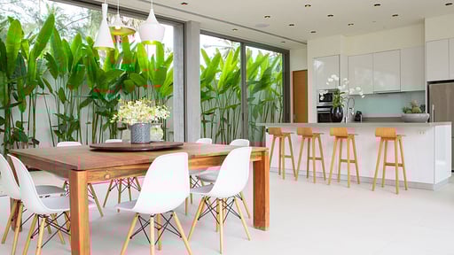 Villa Roxo Dining area