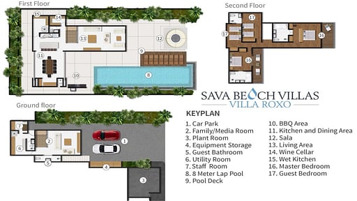 Villa Roxo Floor plan