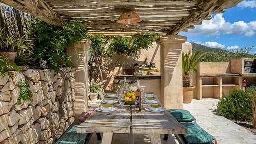 Villa Sa Paissa Zona de comedor