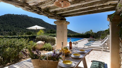 Villa Sa Paissa Zona de comedor