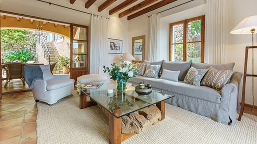 Villa Sa Tanca Living room 1