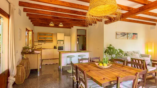 Villa Sa Torreta Dining area