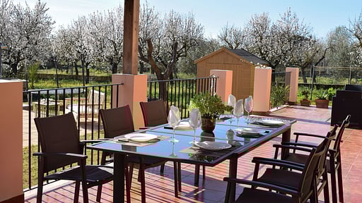 Villa Sa Vinyeta Обеденная зона