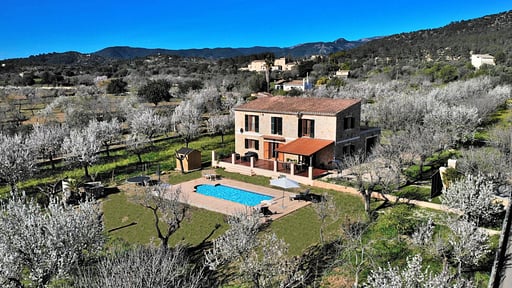 Villa Sa Vinyeta Фото с дрона