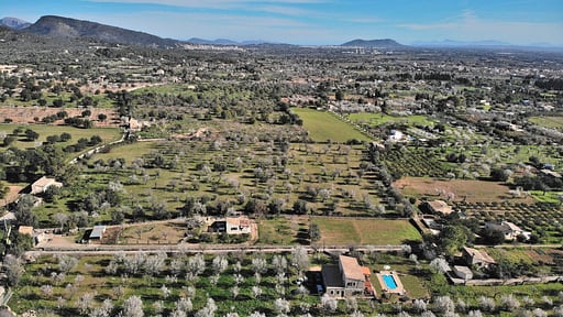 Villa Sa Vinyeta Фото с дрона