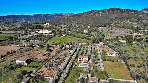 Villa Sa Vinyeta Фото с дрона