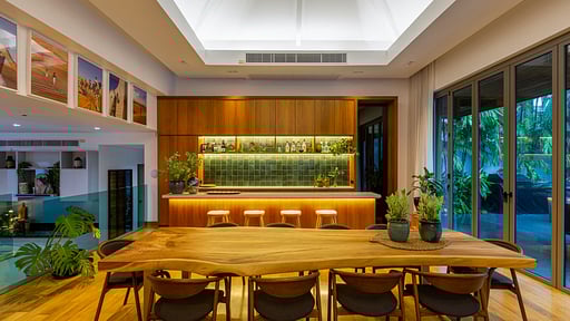 Villa Sabai Jai Jung Dining area