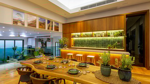 Villa Sabai Jai Jung Dining area