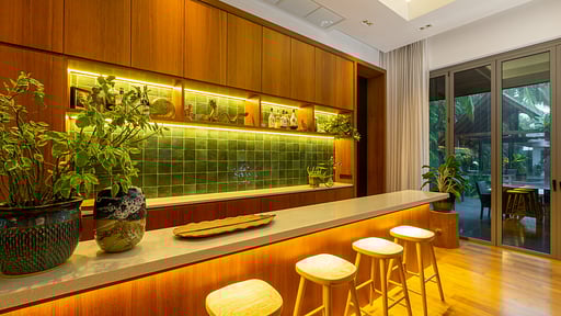 Villa Sabai Jai Jung Dining area