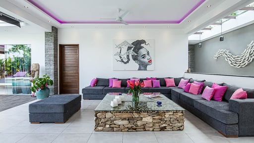 Villa Sadhana Living room