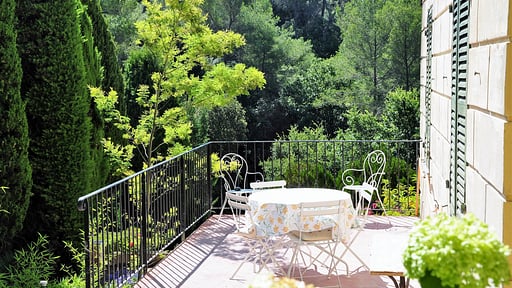 Villa Saint-Veran Terrasse/Veranda