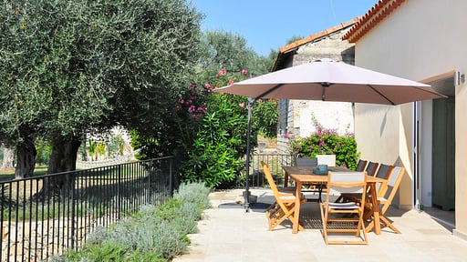 Villa Saint-Veran Terrasse/Veranda