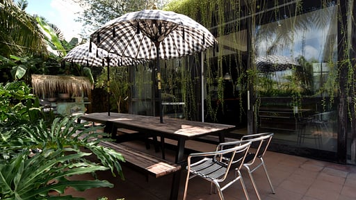 Villa Sajak Dining area