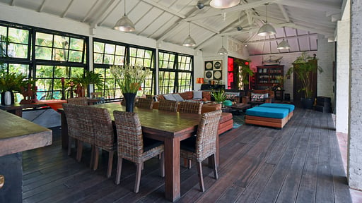 Villa Sajak Dining area