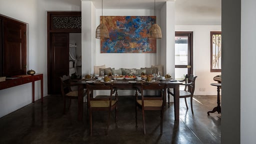 Villa Saldana Dining area