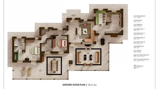 Villa Salinedda Plan