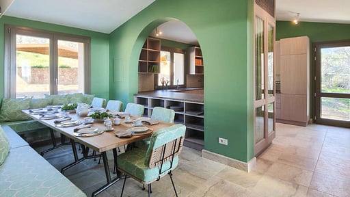 Villa Salinedda Salle à manger