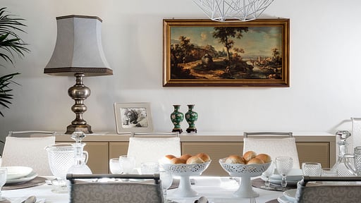 Villa Salinella Dining area