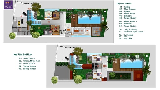 Villa Sally Floor plan