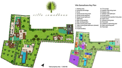 Villa Samadhana Floor plan