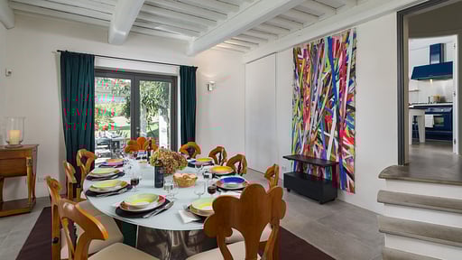 Villa Sambuco Eethoek