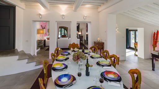 Villa Sambuco Eethoek