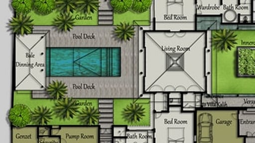 Villa Samuan Kalih Plan