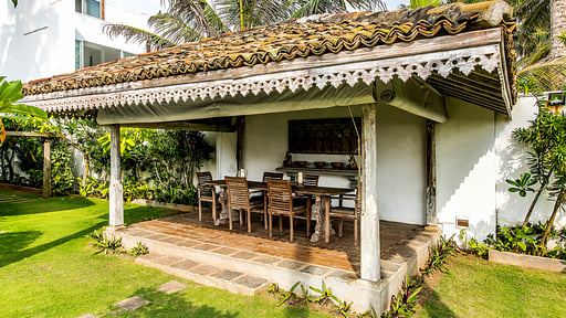 Villa Samudra Galle Dining area