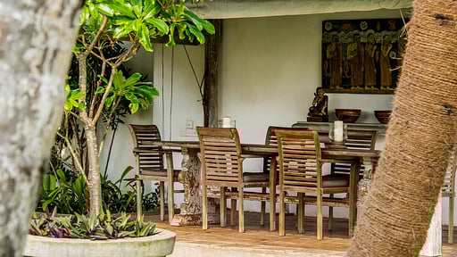 Villa Samudra Galle Dining area