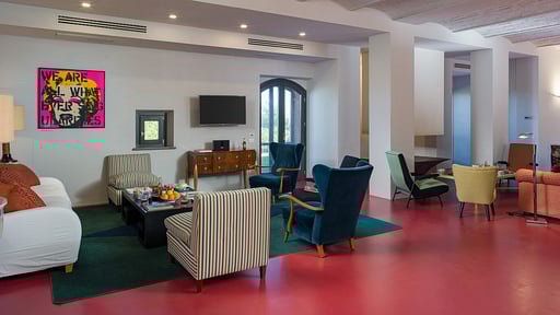 Villa San Bartolomeo Woonkamer 1