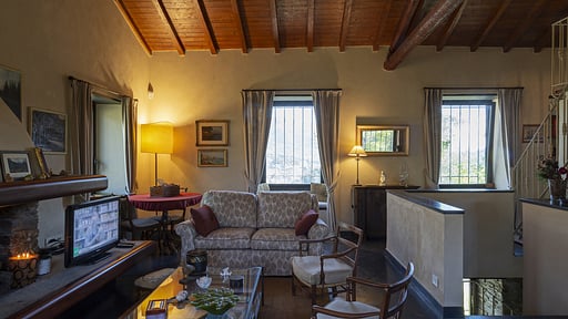 Villa San Massimo Woonkamer