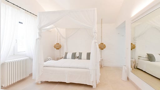 Villa San Vito Schlafzimmer 1