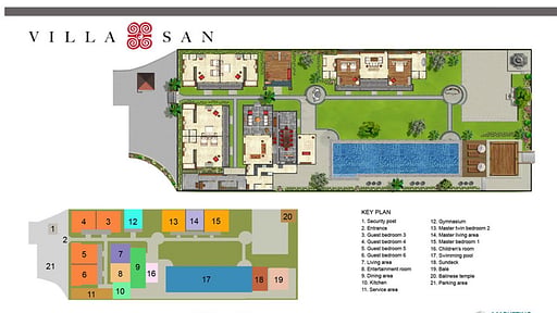 Villa San Floor plan
