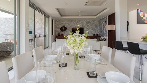 Villa Sanctuary Apsara Dining area