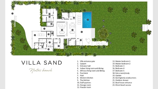 Villa Sand Floor plan
