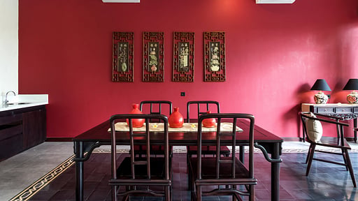 Villa Sandat Dining area