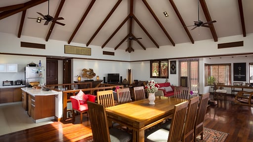 Villa Sangha Dining area
