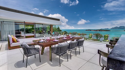 Villa Sangkachai Rooftop lounge