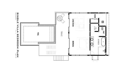 Villa Sanglung One Private Pool Sea View Floor plan