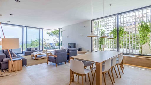 Villa Sant Joan Dining area