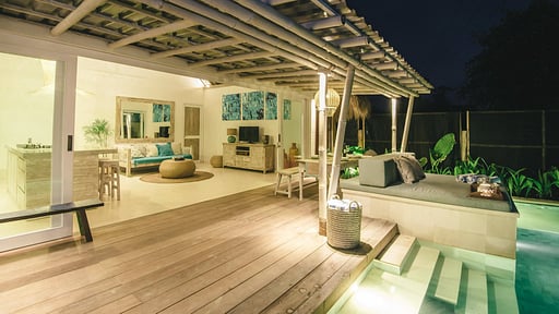 Villa Santai Lembongan Terrasse