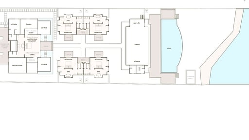 Villa Santai Sorga Floor plan