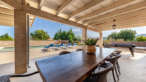 Villa Santuiri Zona de comedor