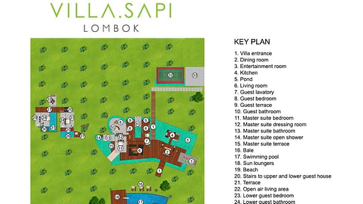 Villa Sapi Floor plan