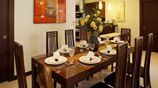 Villa Sapphire Dining area
