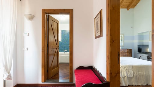 Villa Saracina Schlafzimmer 1