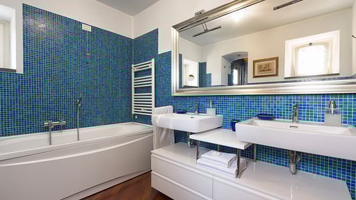 Villa Saracina Schlafzimmer 1