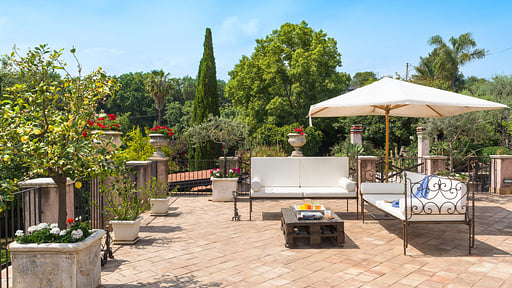 Villa Saracina Terrasse/Veranda