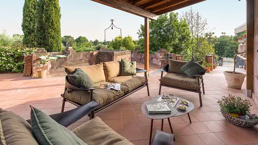 Villa Saracina Terrasse/Veranda